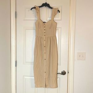 Simplee Beige Dress